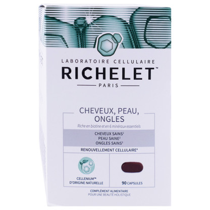 image richelet, cheveux, peau, ongles 90capsules